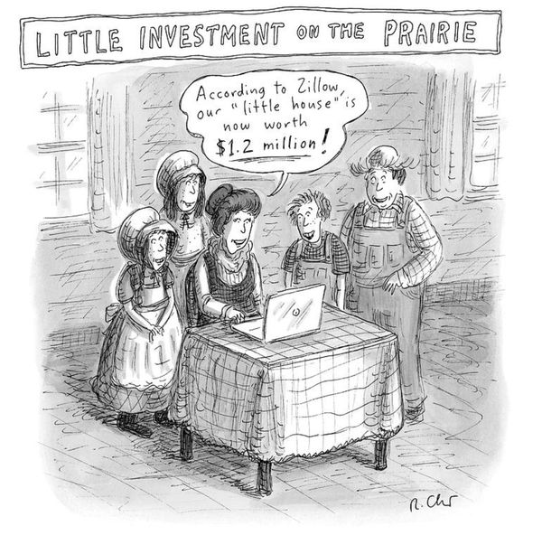 Roz Chast, Little Investment on the Prairie, 2016, Dec. 5