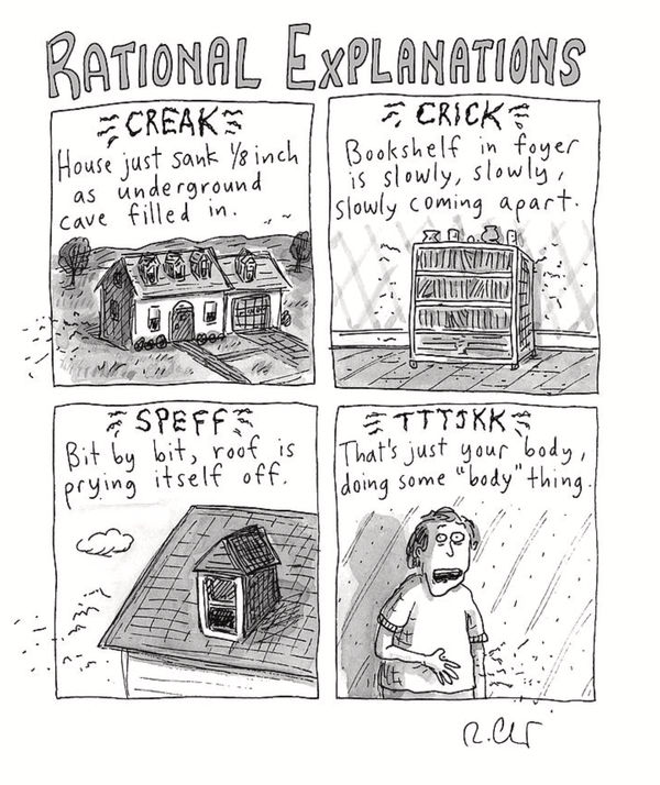 Roz Chast, Rational Explanations, 2019, May 27