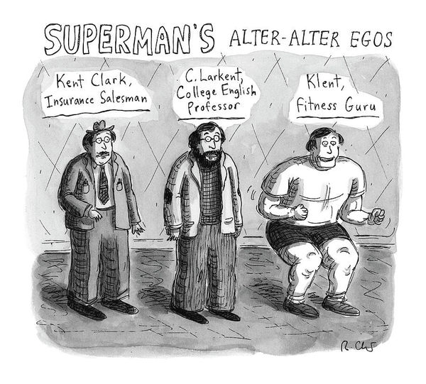 Roz Chast, Superman's Alter Alter Egos, 2019, Sep. 23