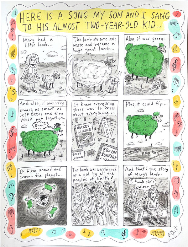 Roz Chast, Mary's Lamb, 2022, Oct 10