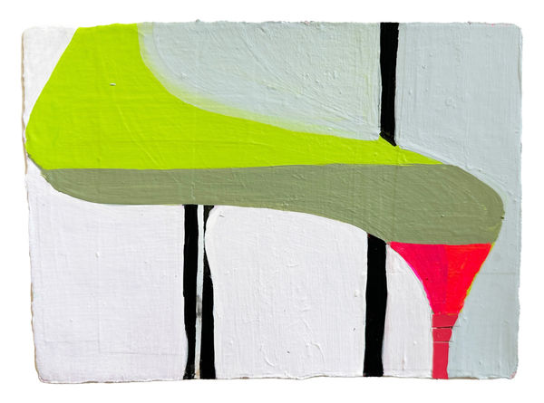 Jill Moser 7.20.23, 2023 Gouache on various papers on kozo card 6 x 8 in.