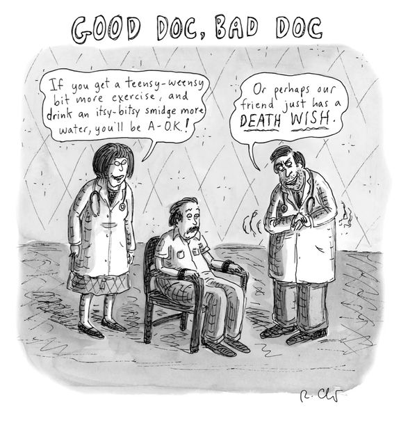 Roz Chast, Good Doc, Bad Doc, 2021, Sep. 13