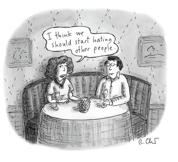 Roz Chast, I Think We Should Start Hating, 2017, April 24