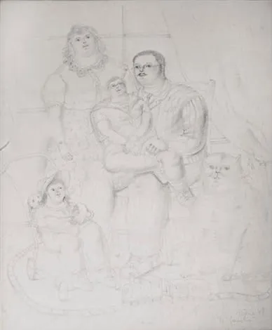 Fernando Botero, La Familia, 1969