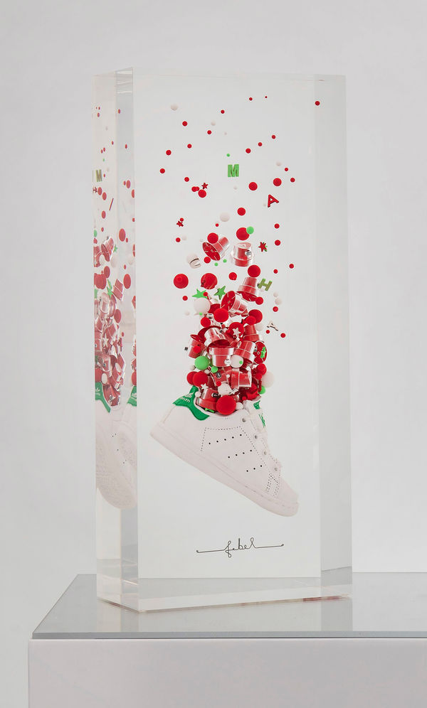 Francois Bel, Fétiche Urbain - Stan Smith, Red, 2019