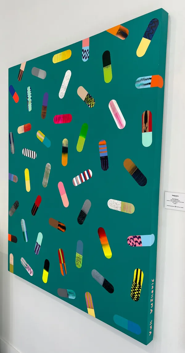Vuk Vučković, Pills (Turquoise Green), 2021