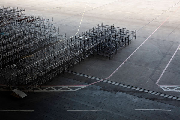 Judith Stenneken, Bunk Beds, Tempelhof, 2016
