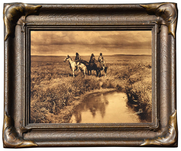 Edward S. Curtis, The Three Chiefs – Piegan, 1900