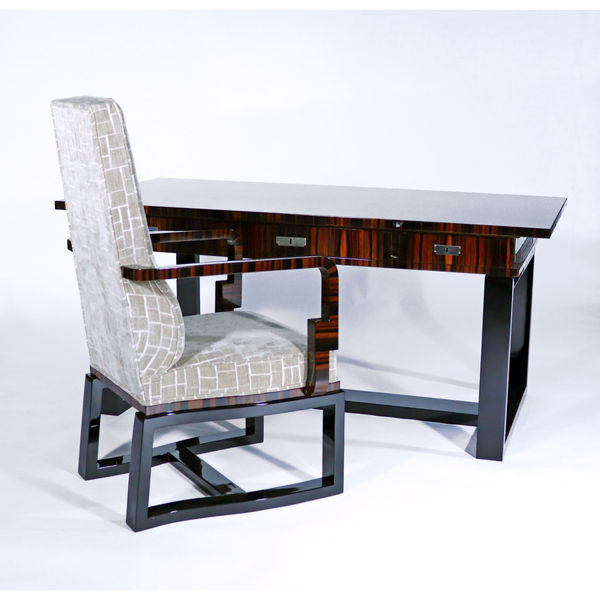 Art Deco Desk and Chair Set