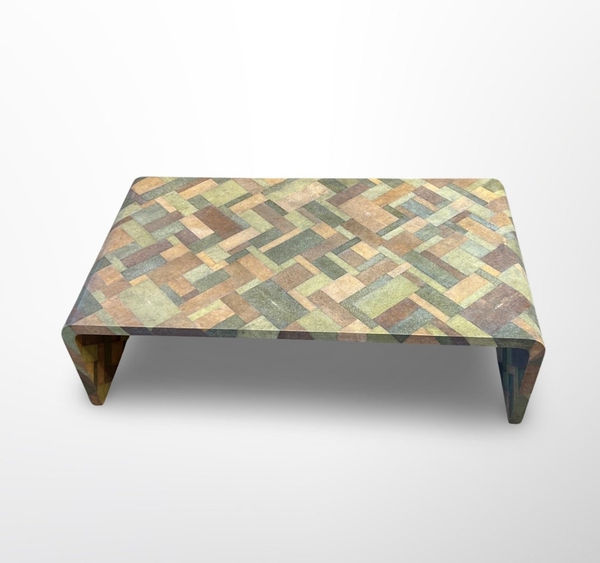 Galuchat/Shagreen Waterfall Coffee Table