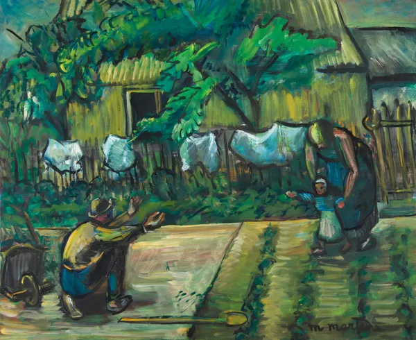 Martine Martine, Les Premiers Pas (d'après Van Gogh et Millet), 1998