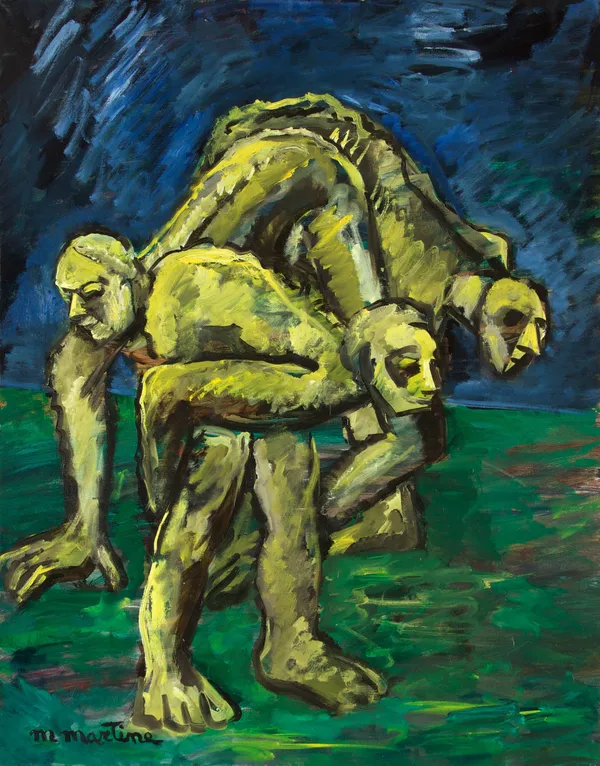 Martine Martine, Les Félins jaunes I, 1997