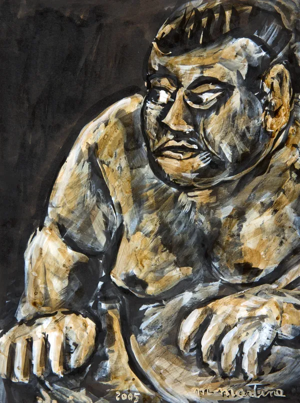 Martine Martine, Portrait de sumo XV, 2005