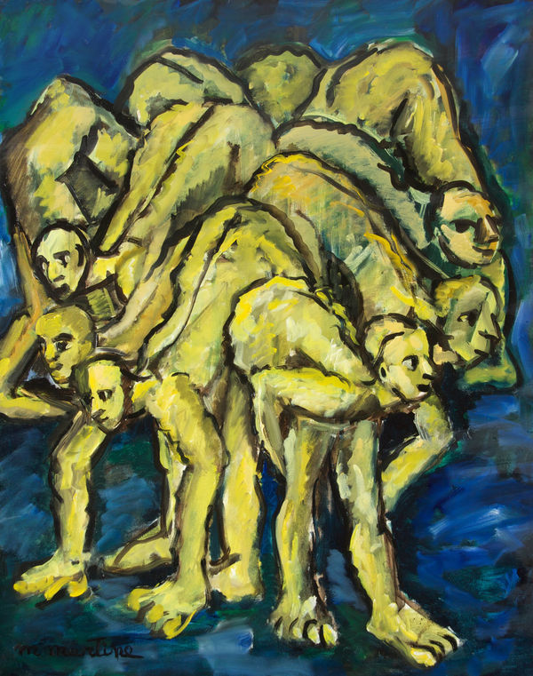Martine Martine, Les Félins jaunes II, 1997