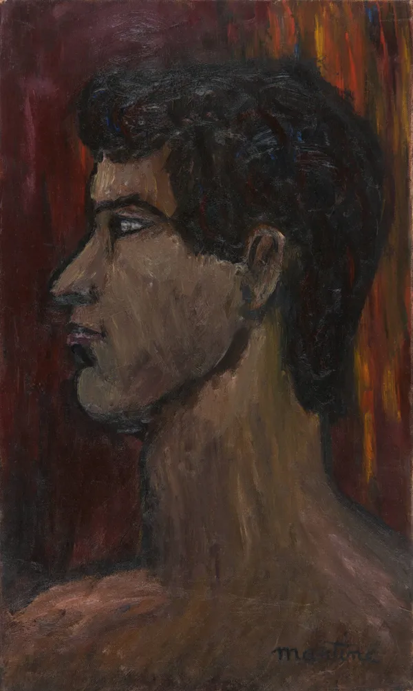 Martine Martine, Jeune Homme au long cou, 1955