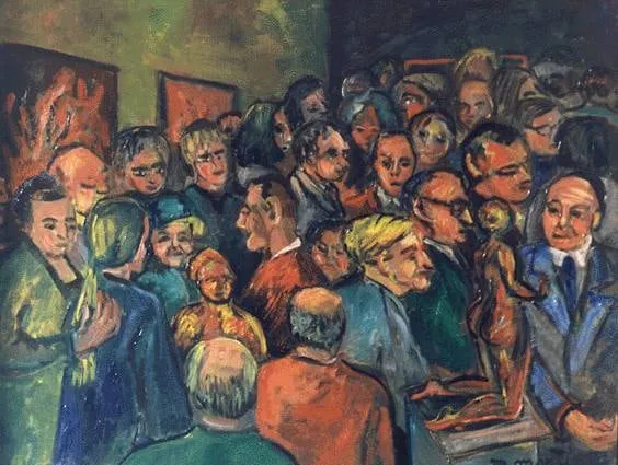 Martine Martine, Petit Vernissage aux mains, 1985