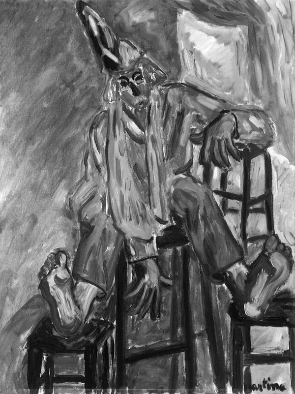 Martine Martine, Le Clown fatigué II, 1950