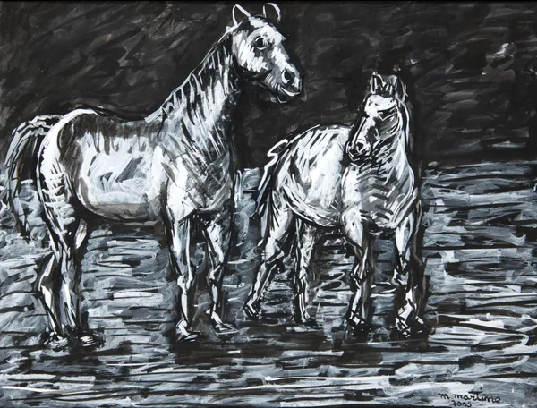 Martine Martine, La Jument et le Poulain, 2005