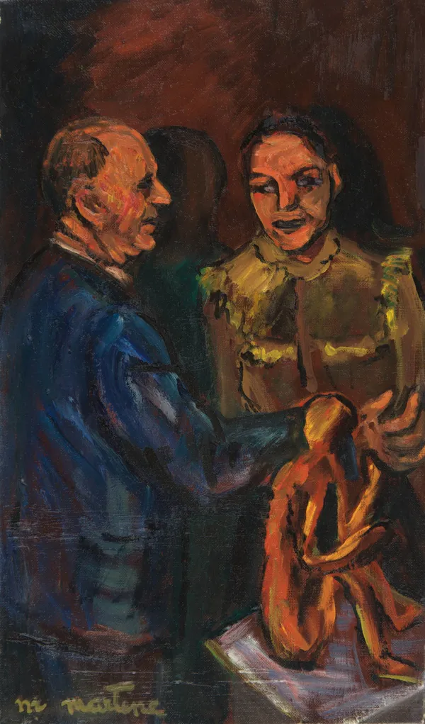Martine Martine, Vernissage, le Père et la Fille, 1981