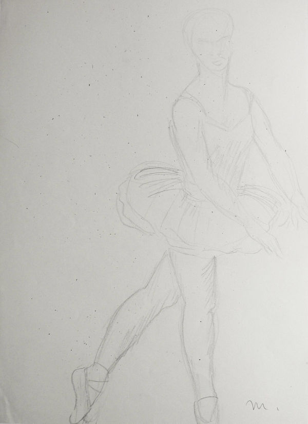 Martine Martine, Danseuse en tutu, 1950 ca