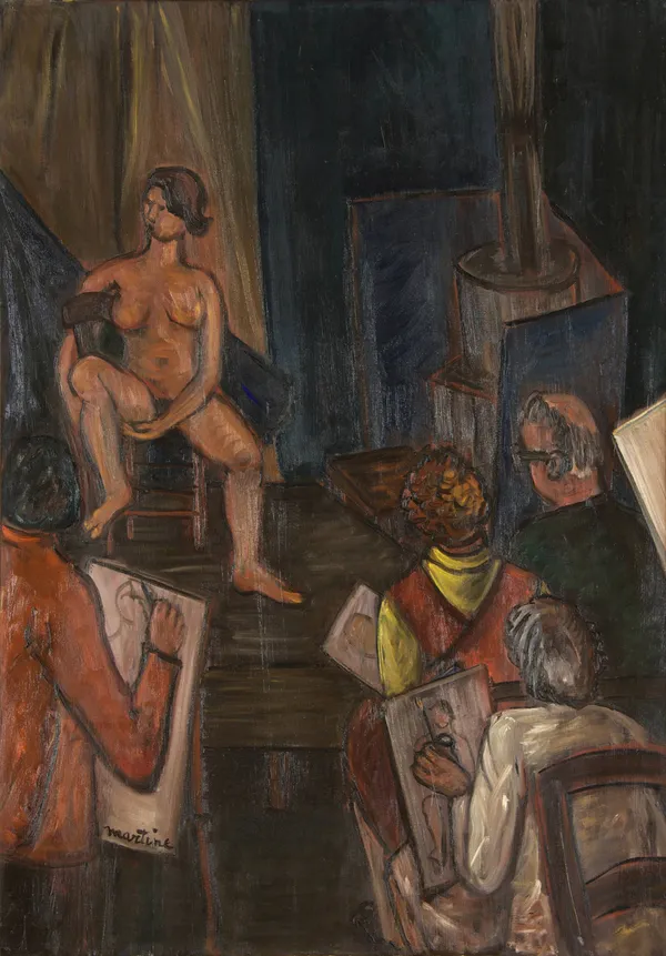 Martine Martine, Atelier de la Grande Chaumière, 1964