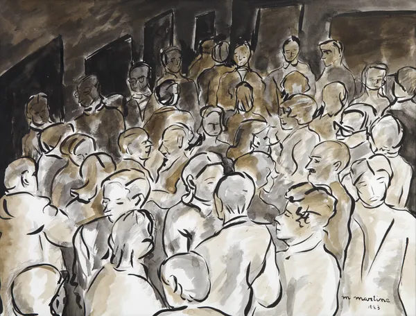 Martine Martine, Vernissage vu d'en haut, 1983