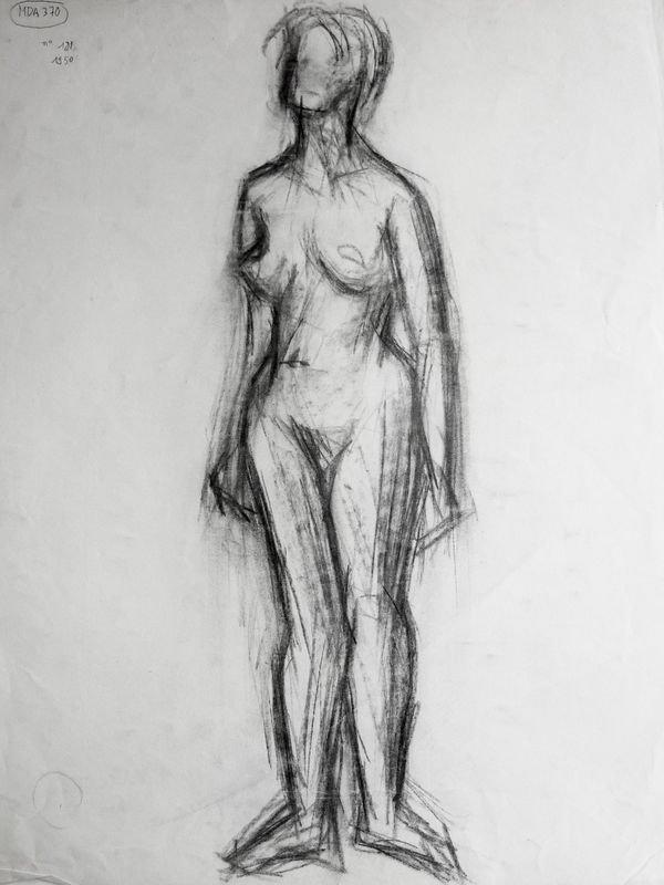 Martine Martine, Nu féminin debout XXXVIII, 1950