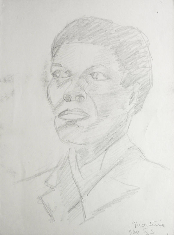 Martine Martine, Buste de femme IX, 1953