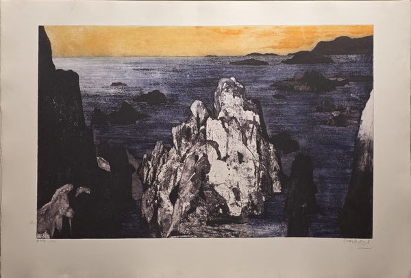 Joan Barbarà, Roques de l'Empordà (color), 1991