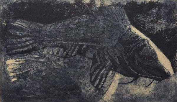 Joan Barbarà, Pez (azul oscuro)