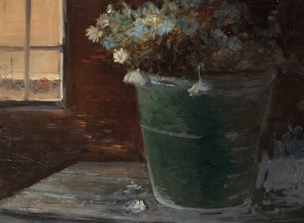 Zaam Arif The world is burning, 2026 oil on Copper Plate 22.9 x 30.5 cm 9 x 12 in