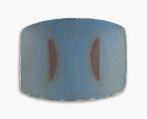 Ron Gorchov Abstract Composition, 1974 oil on canvas on shaped stretcher 47 x 66 cm 18 8/16 x 25 15/16 in