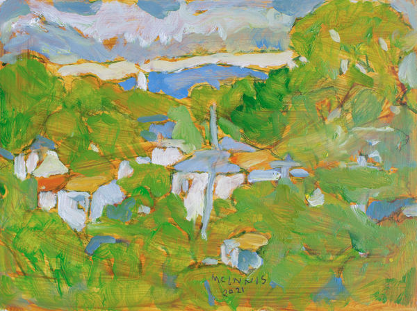 R.F.M. McInnis, Houses Among the Trees, Fabreville, Que., 2021