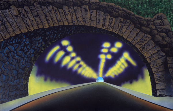 David Thauberger, Illuminated Tunnel, 1985