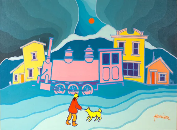 Ted Harrison, Old Duchess, 1988