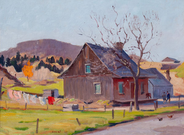 Robert Pilot, Farmhouse, Piedmont, PQ, 1949