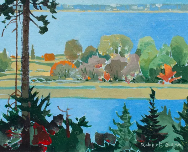 Robert Genn, Blackie's Spit from Above Secret Bay