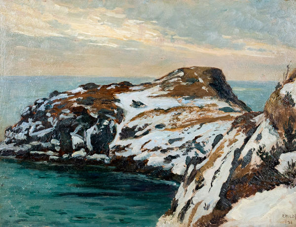 Robert Pilot, Snow on the Cliffs, Grand Manan, NB, 1926