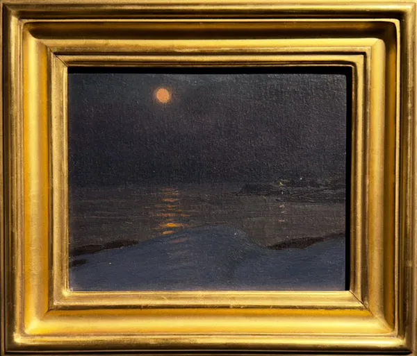 Morris Hall Pancoast, Untitled (Winter Moon), n.d.