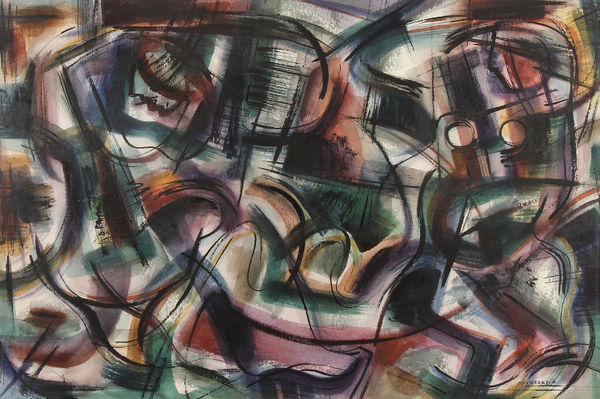 J. Jay McVicker, Figure Movements #3, 1953