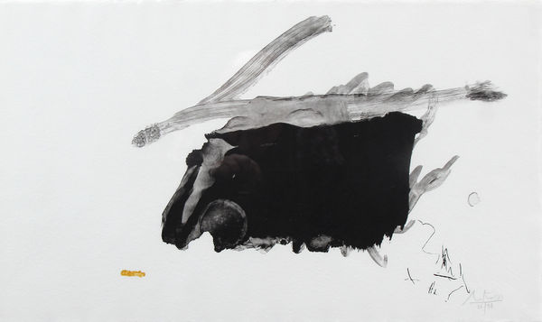 Robert Motherwell, Airless Black, 1984