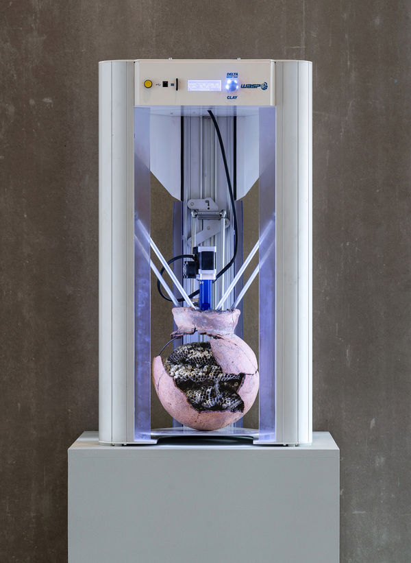 Nicolás Lamas, Hybrid technologies assemblage, 2022