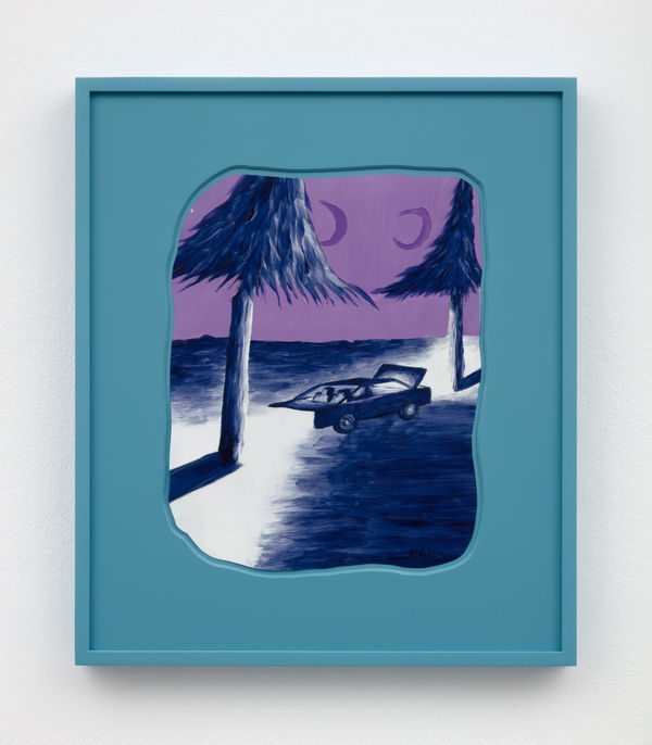 Eliot Greenwald, horns or precaution, 2021