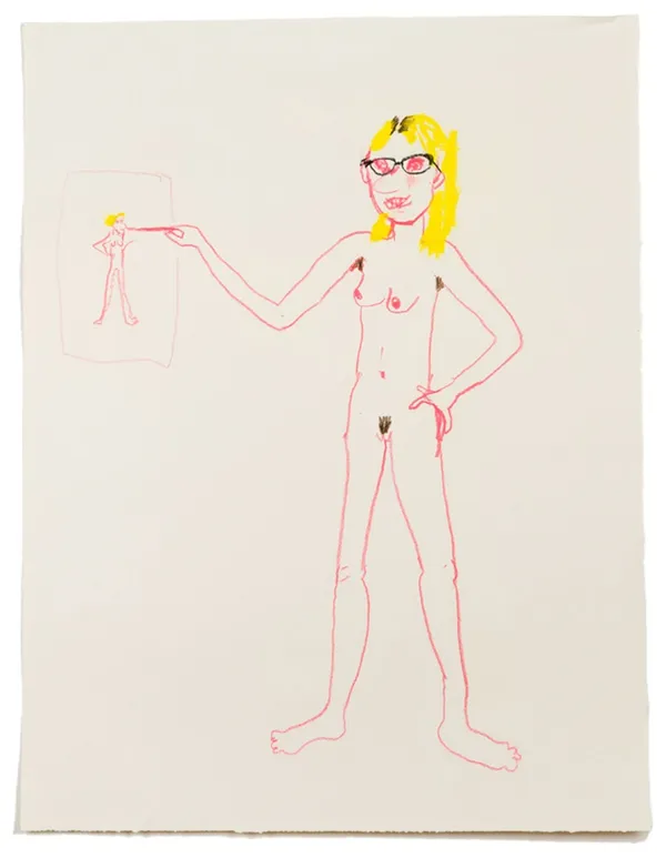 Aurel Schmidt, Self Portrait 17, 2013
