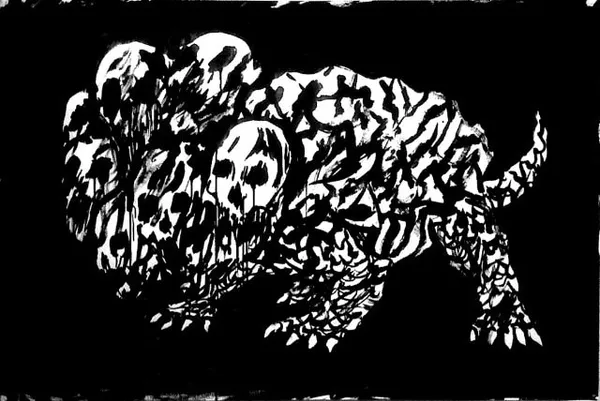 Mat Brinkman, Death Head Hydra Turtle, 2009