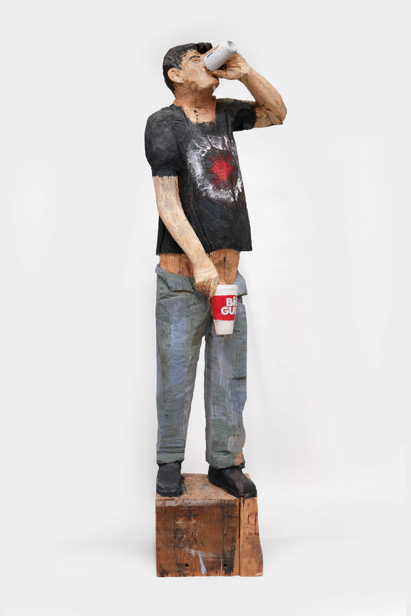 Matthew Rosenquist, Big Gulp (Study for Fountain), 2025