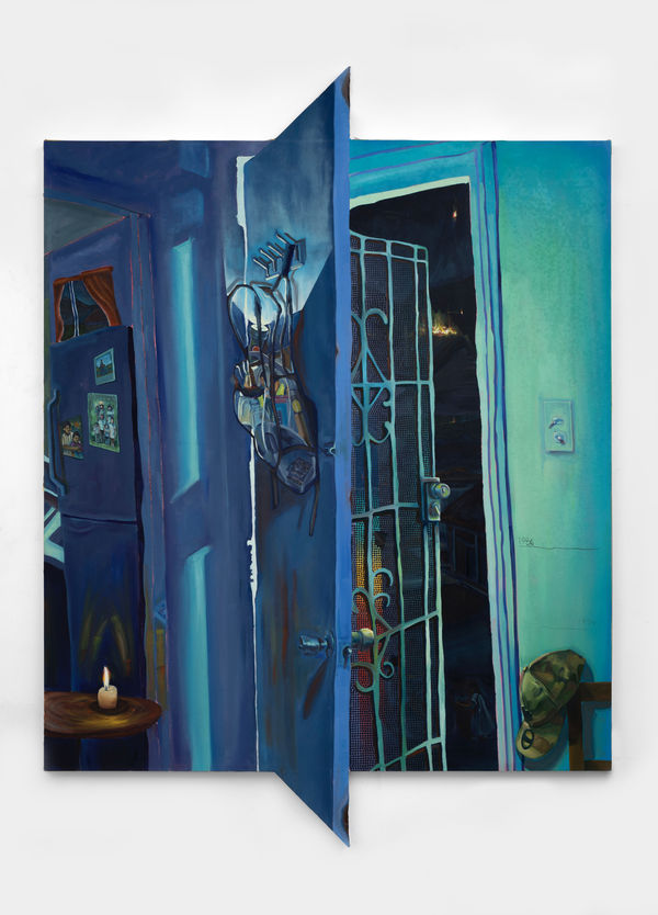 Elmer Guevara, Survival Bag for their Motherland, 2022