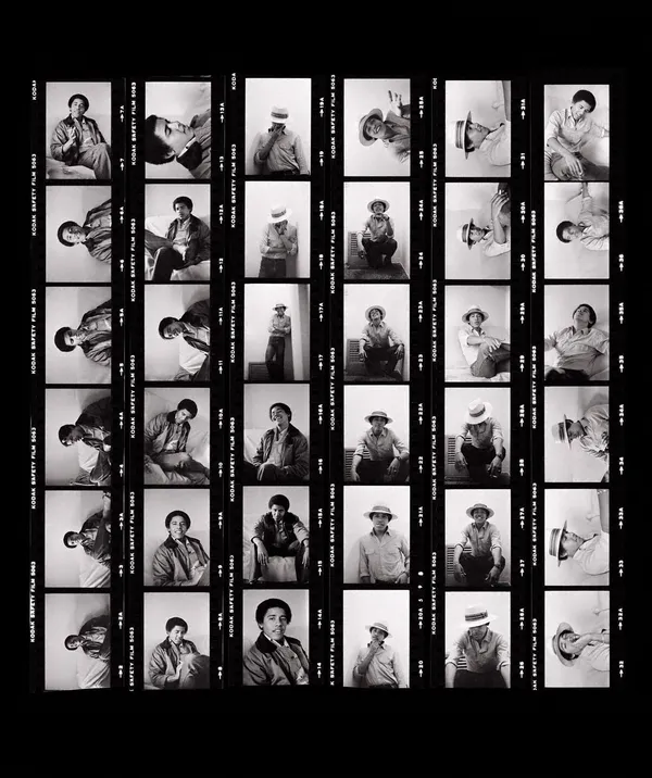 Lisa Jack, Barack Obama, Occidental College, Contact Sheet, 1980
