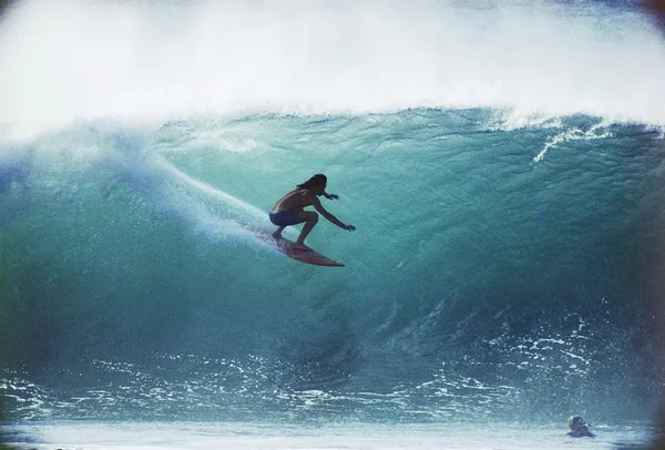 Jeff Divine, David Nuuhiwa, Expression Session, Pipeline, 1971