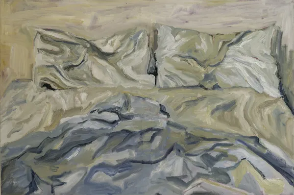 Sanae Arraqas N°11, 2025 Huile sur toile / Oil on canvas 100 x 150 cm